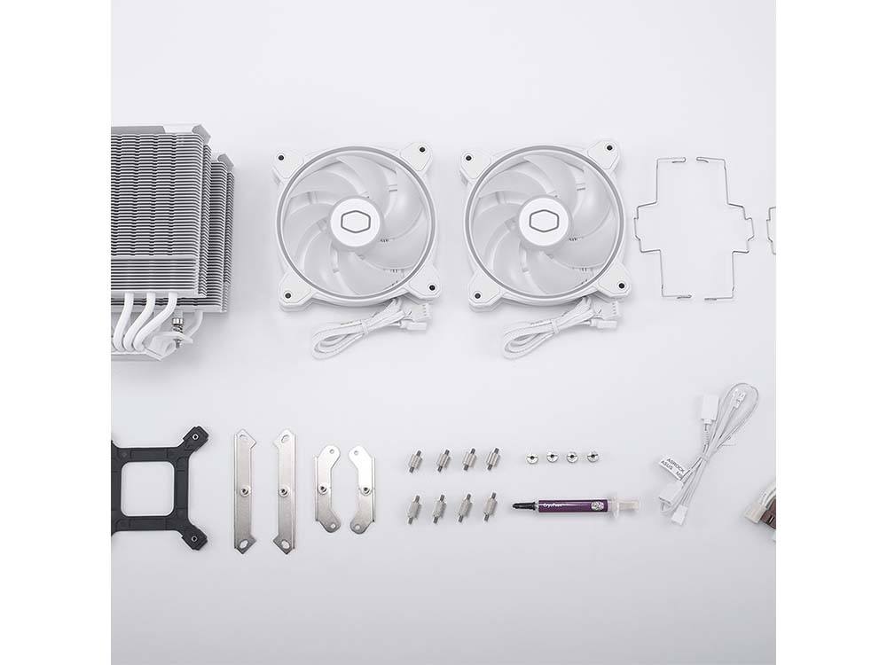 Cooler Master Hyper 622 Halo ARGB CPU Cooler White CPU Coolers RR
