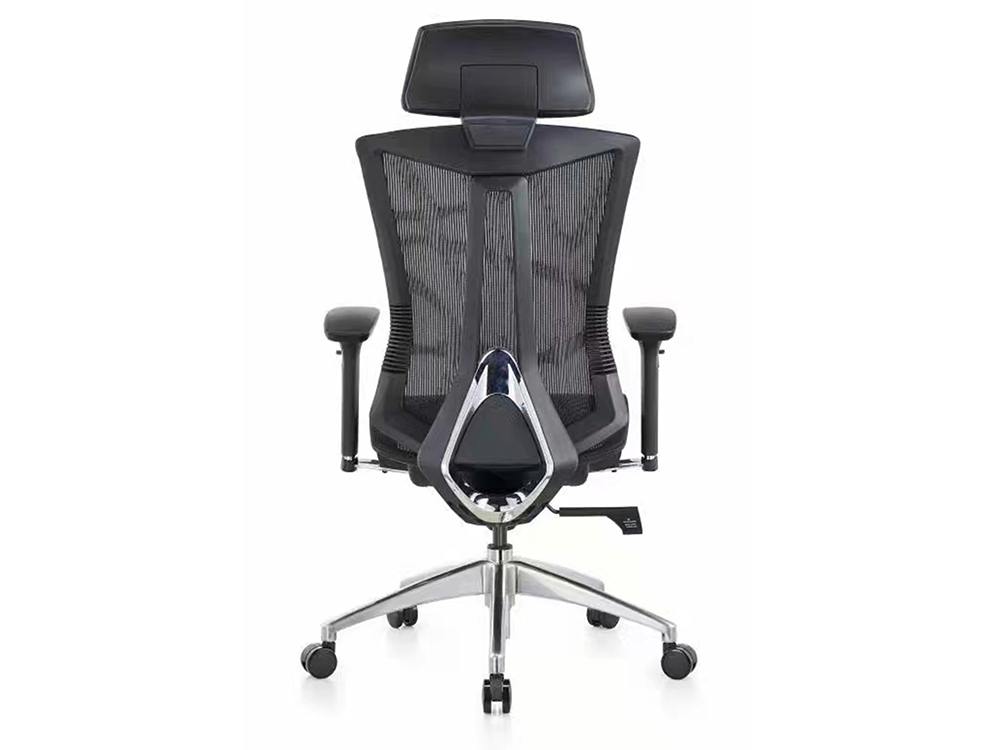 Pulse Ergonomic Leather 4D Armrest Chair with Headrest Black Home