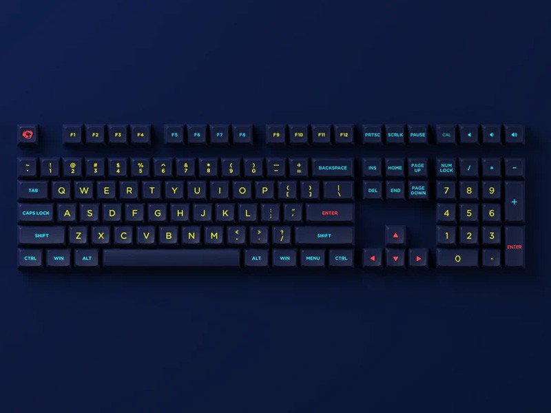 Akko Starry Night Keycap Set (187-Key) - Keyboard Accessories | Akko ...