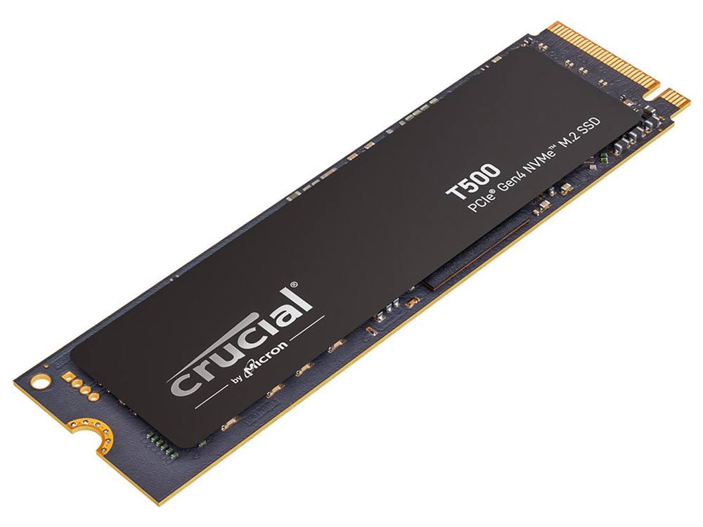 Crucial T500 500GB PCIe Gen4 NVMe SSD | Solid State Drives | Fast