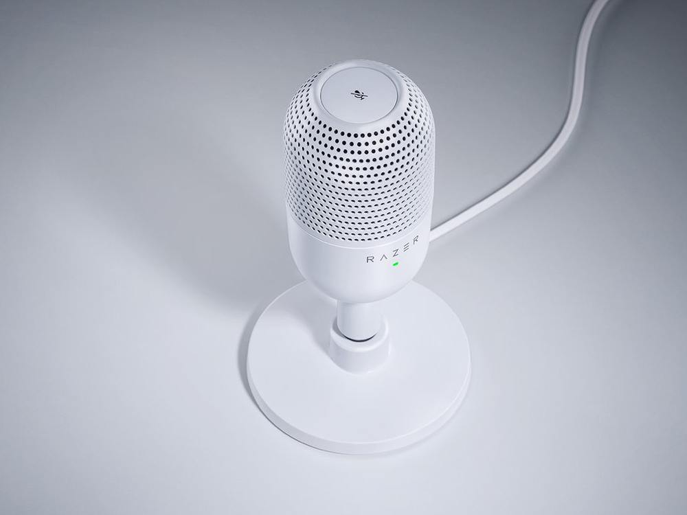 Razer Seiren V3 Mini Ultra-Compact USB Microphone - White | Fast