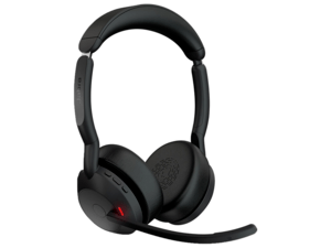 Jabra Evolve2 55 Stereo MS-Certified Bluetooth ANC Headset with USB-C Adapter