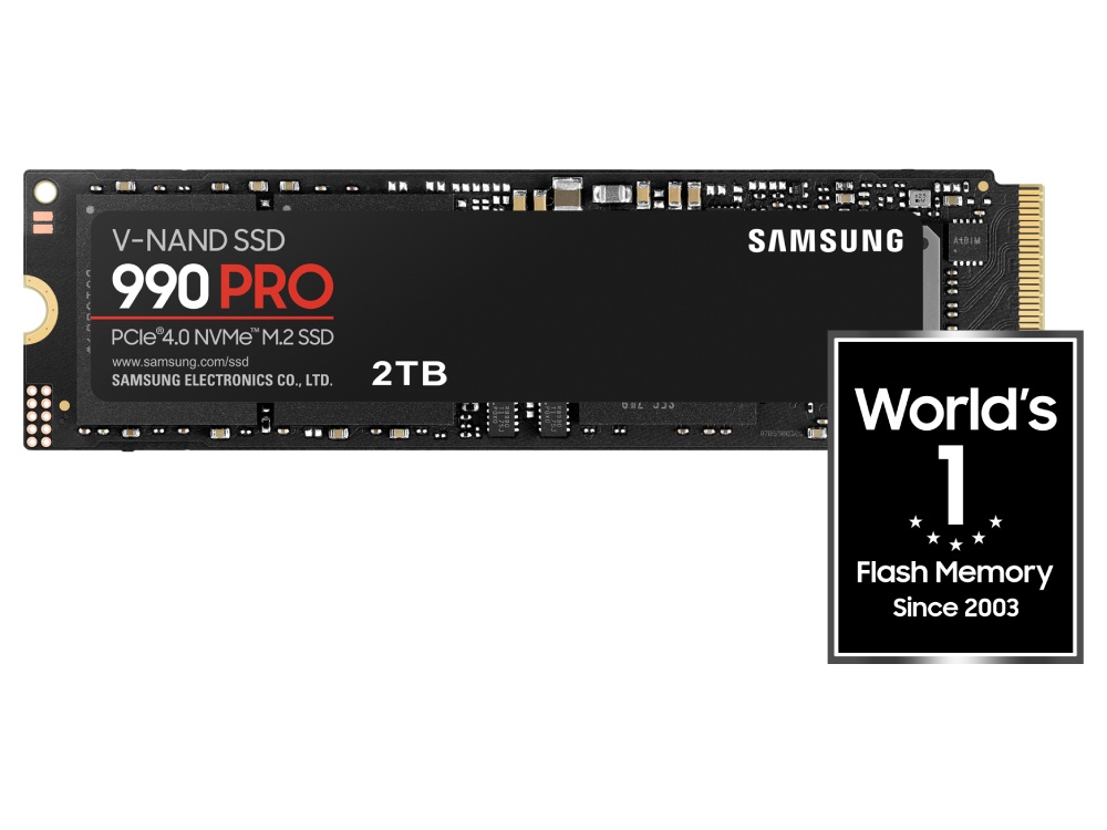 Samsung 990 PRO 2TB PCIe NVMe SSD (MZ-V9P2T0BW) Solid