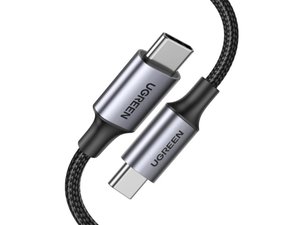 Ugreen US316 1m USB-C to USB-C 5A Male to Male Braided Cable