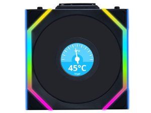Lian Li Uni Fan SL Wireless LCD 120mm ARGB PWM Reverse Blade Fan