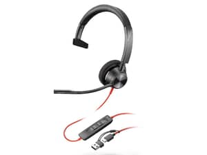 HP Micro-casque Poly Voyager 4320 certifié Microsoft Teams USB-A +dongle BT700 77Y98AA pas cher