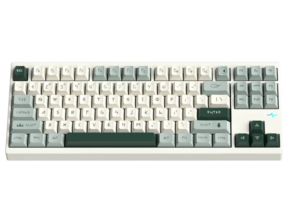 10524 WOBKEY Crush80 Proメカニカルキーボード ホワイト Type-C/無線