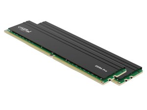 Crucial DDR4 Pro 3200MHz 32GB×2(64GB) Crucial Pro 64GB DDR4 RAM Kit (2x32GB), 3200MHz (or 3000MHz or