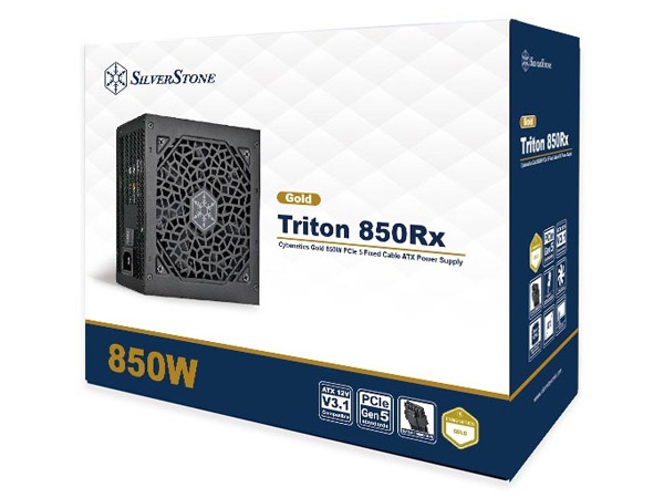 電源ユニット SILVER STONE Triton 850Rx Gold 850W SilverStone TR850R-GF 850W 80+ Gold ATX 3.1 & PCIe 5.1 Power