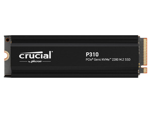 Crucial P310 2TB PCIe Gen4 NVMe M.2 SSD with Heatsink [CT2000P310SSD5]