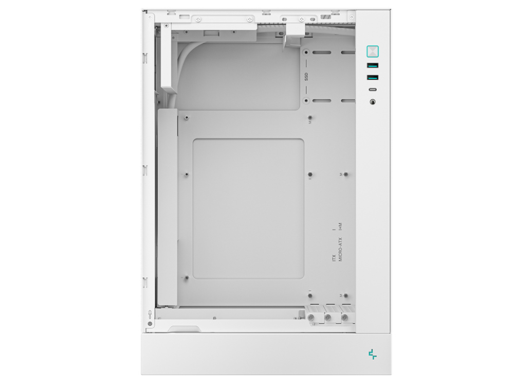 DeepCool CH170 PLUS Mini Tower Micro-ATX Case - White [R-CH170-WHNGM0-G]