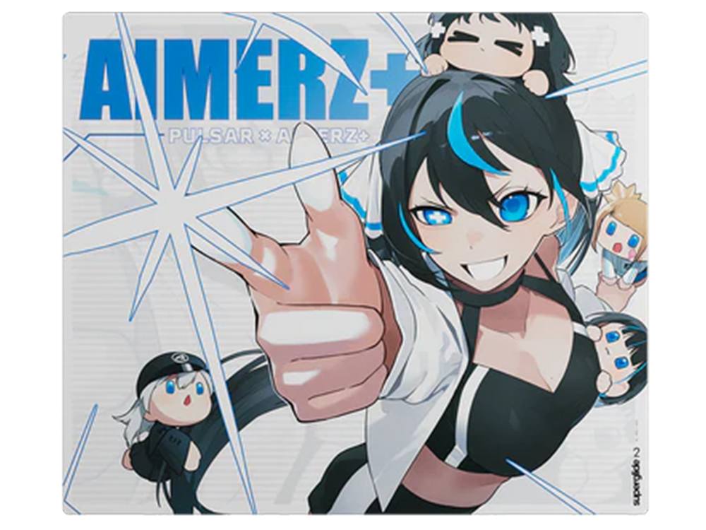 Pulsar Superglide v2 Aimerz Yui Edition XL Glass Mouse Pad