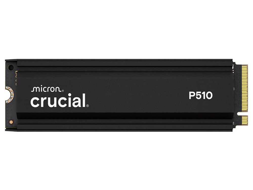 Crucial P510 2TB PCIe Gen5 NVMe 2280 M.2 SSD with Heatsink