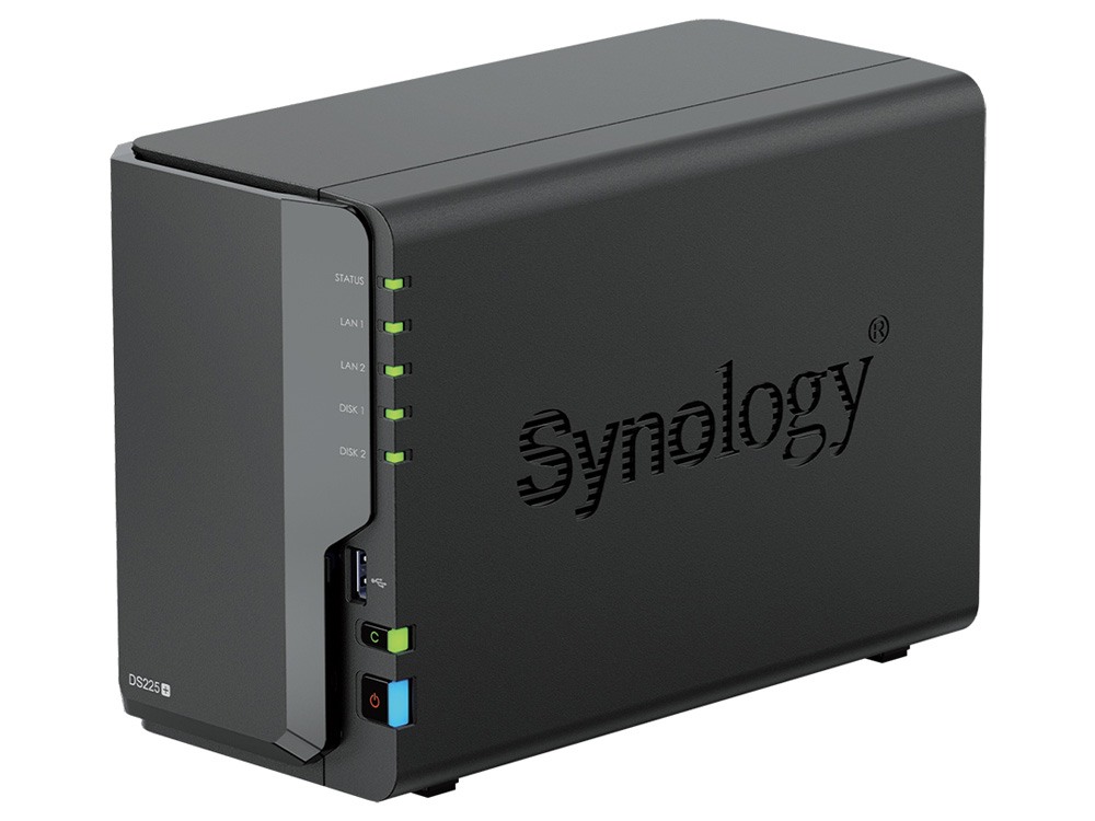 Synology DS224+ NAS A 2 Bay Con 4 TB (2x2 TB WD Red Plus) &ndash; Archiviazione E Backup Intelligente