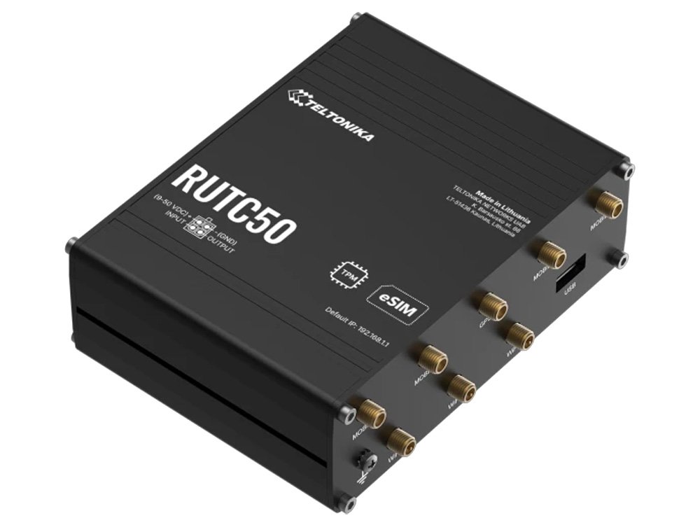 Teletonica Router Teltonika RUTC50 Ultra-high Dual-Band Wi-Fi 6 Cellular 5G Router ...