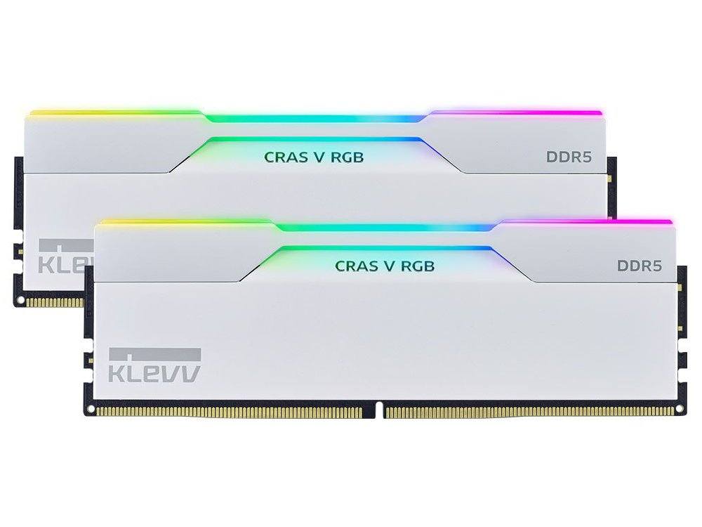 KLEVV CRAS V RGB 32GB (2 x 16GB) DDR5 6000MT/s CL28 Desktop RAM