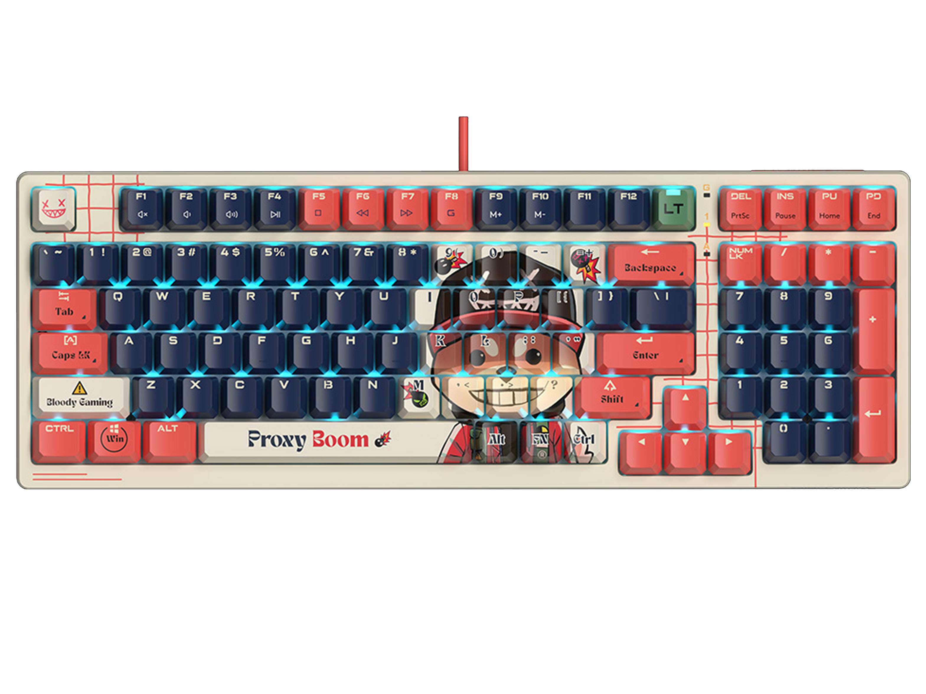 Bloody AT98 Alpha Optical Switch Mechanical Keyboard - Proxy Boom