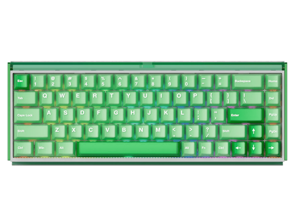 Akko Ray68 AstroAim Magnetic Switch RGB Wired Mechanical Keyboard - Misty Green