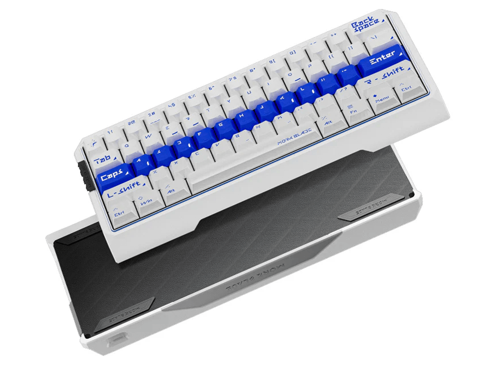 Mork Blade MK60 Jade Air Switch Wired Magnetic Gaming Keyboard - White
