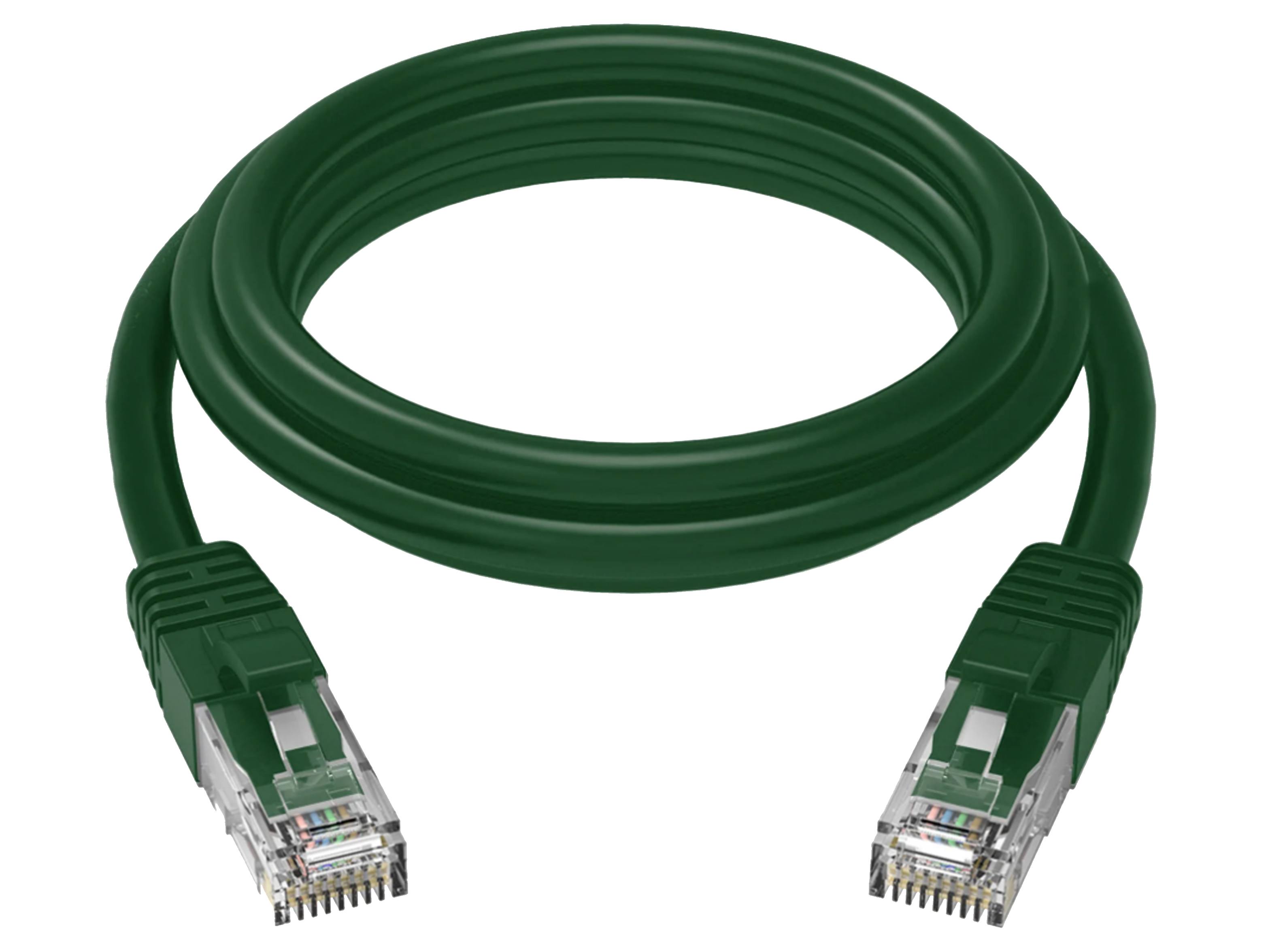 Cruxtec 50cm Cat 6 Ethernet Cable - Dark Green