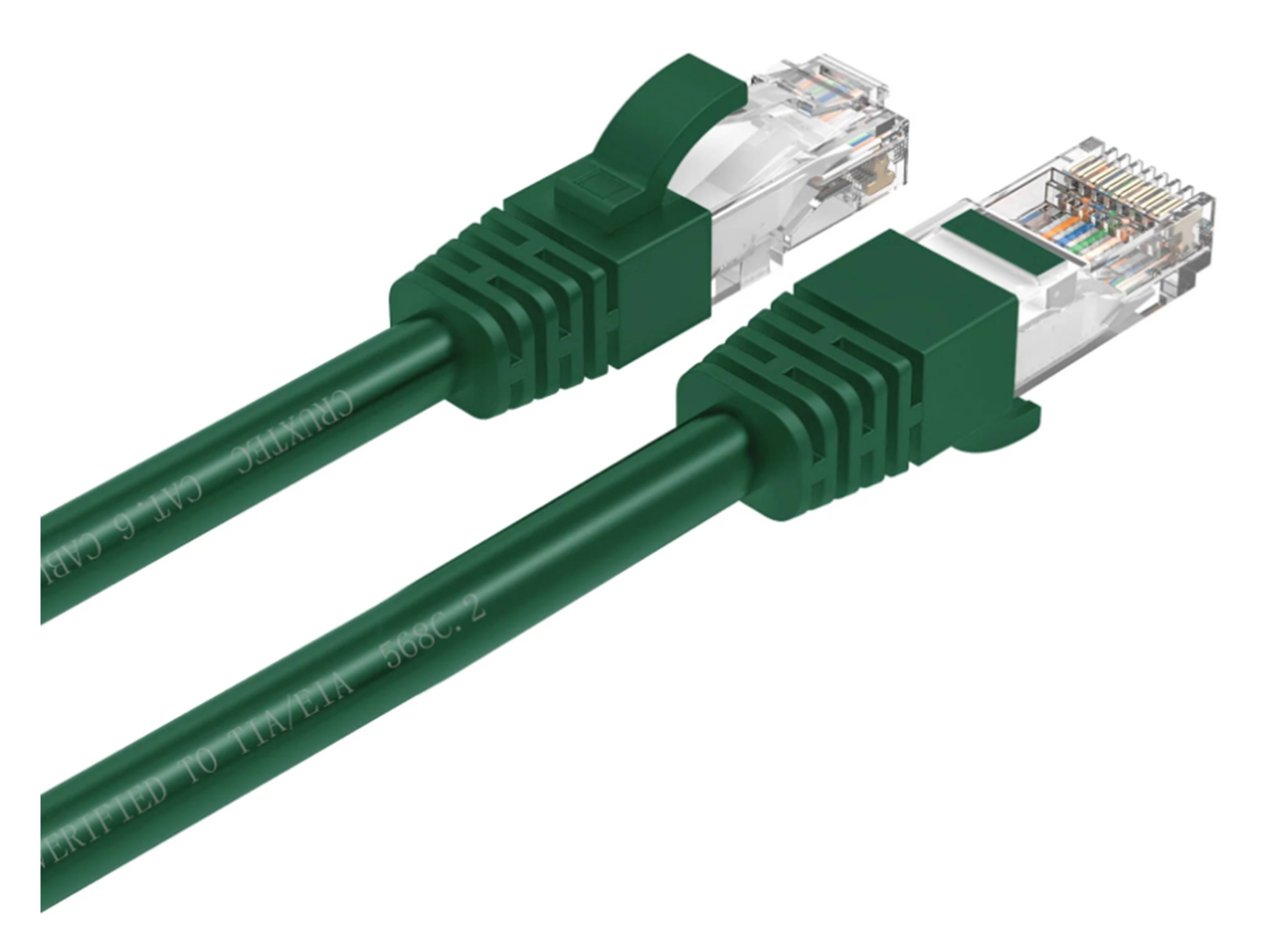Cruxtec 3m Cat 6 Ethernet Cable - Dark Green