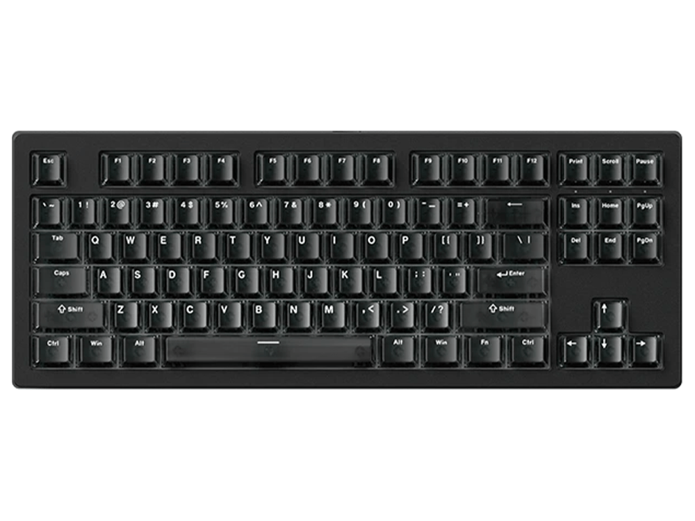 MonsGeek M3 V5 HE Keyboard - Black Transparent