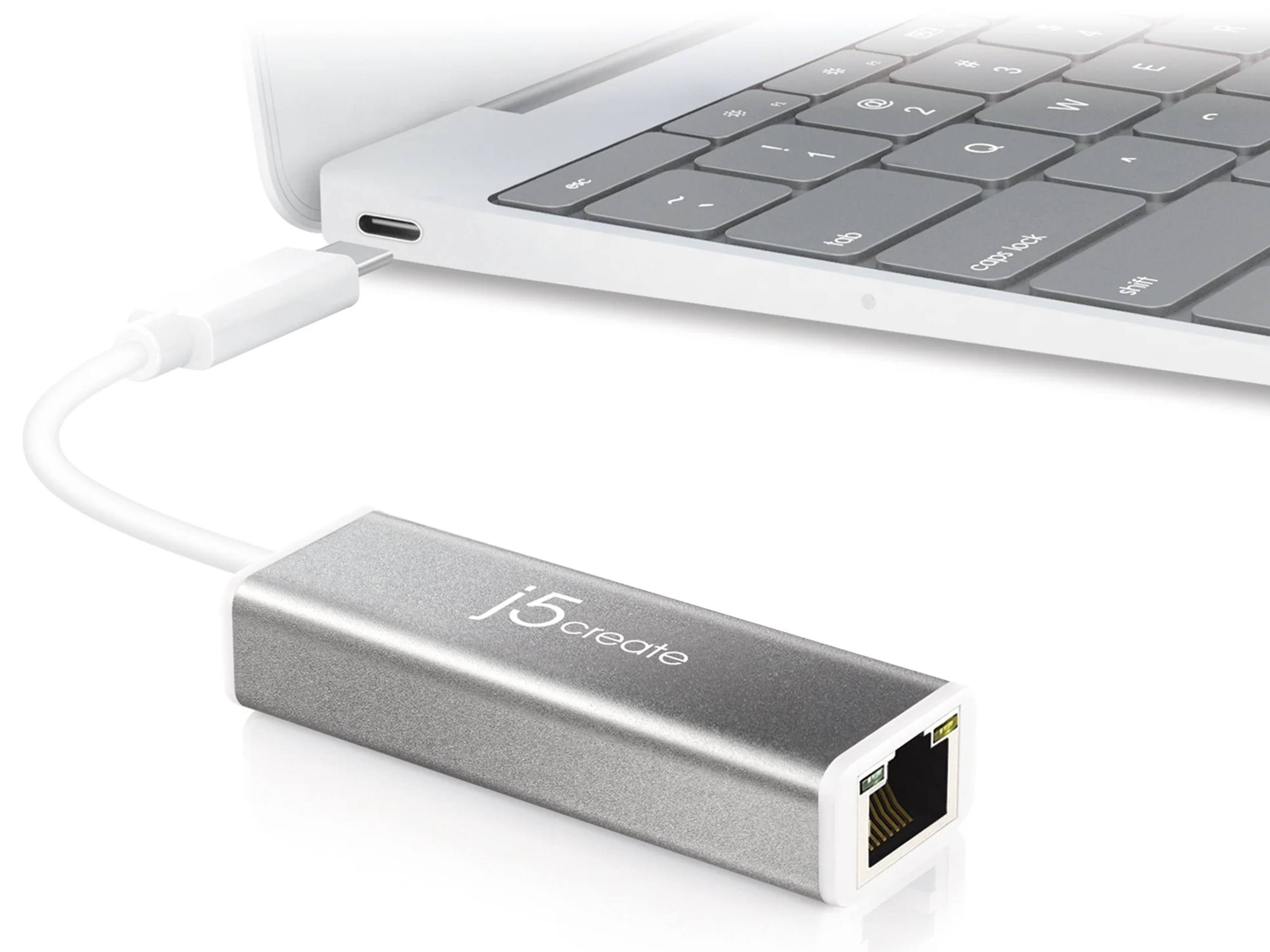 J5 Create USB-C to RJ-45 Gigabit Ethernet Adapter [JCE133G]
