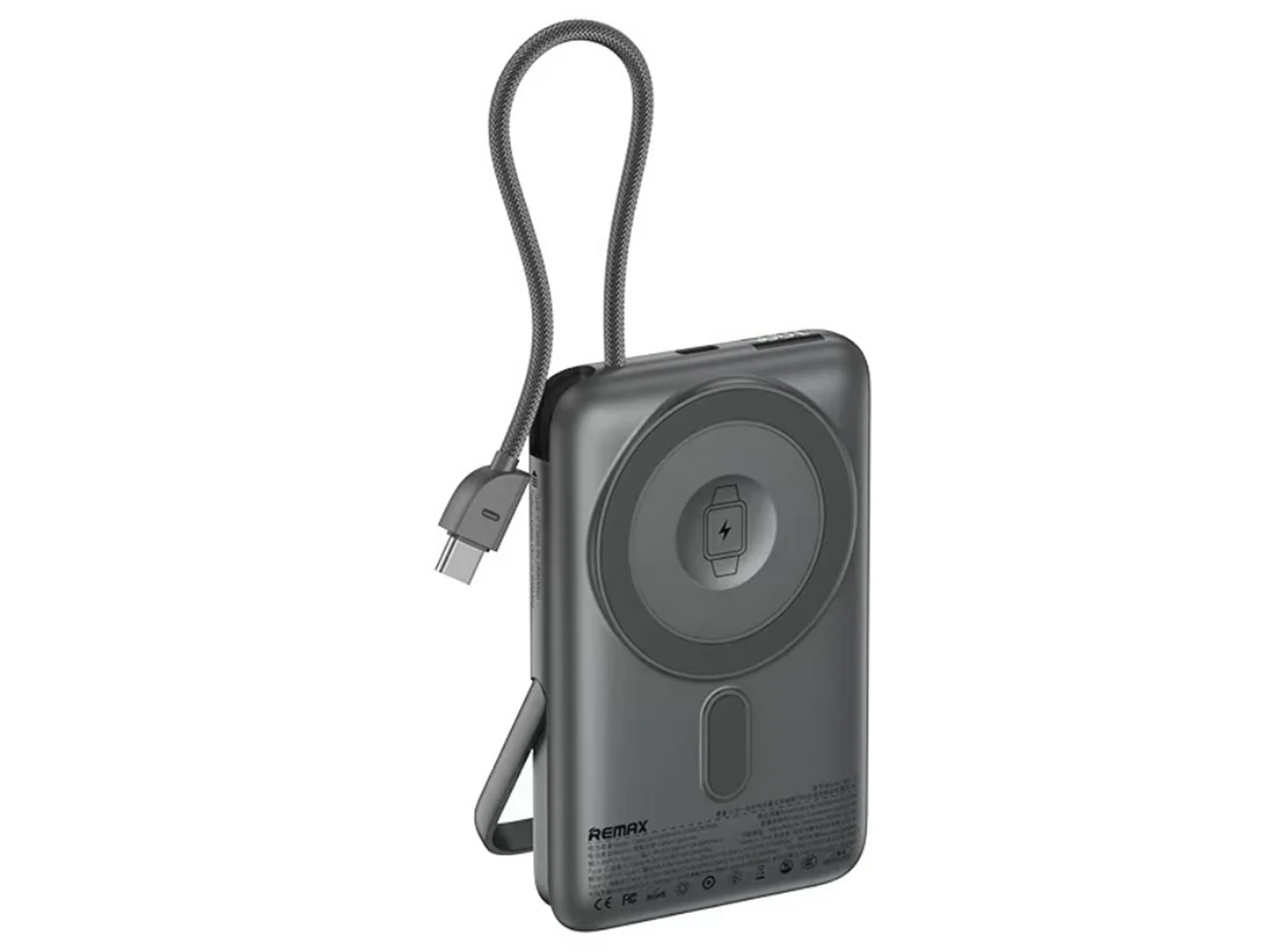 Remax MC-01 22.5W 10000mAh 3-In-1 Power Bank - Grey