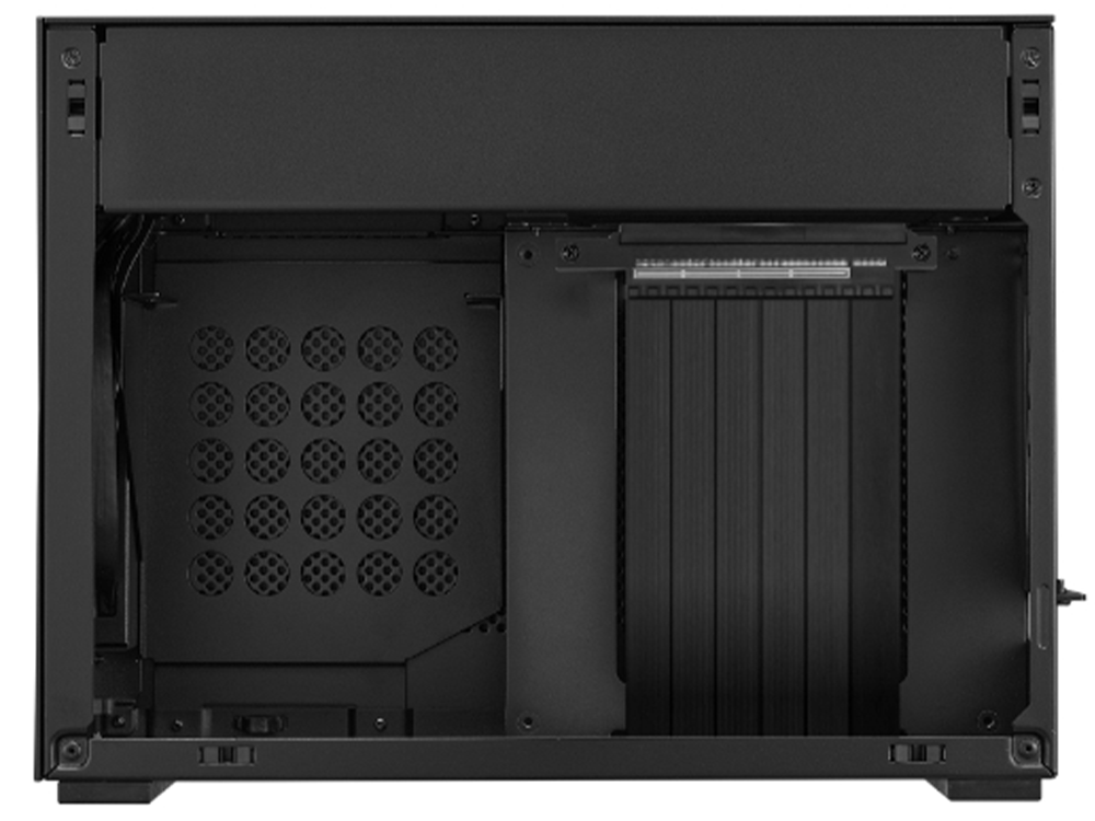 Lian Li A4-H2O PCIe 5.0 Mini-ITX Aluminum Case - Black [PC-A4H2OX5]