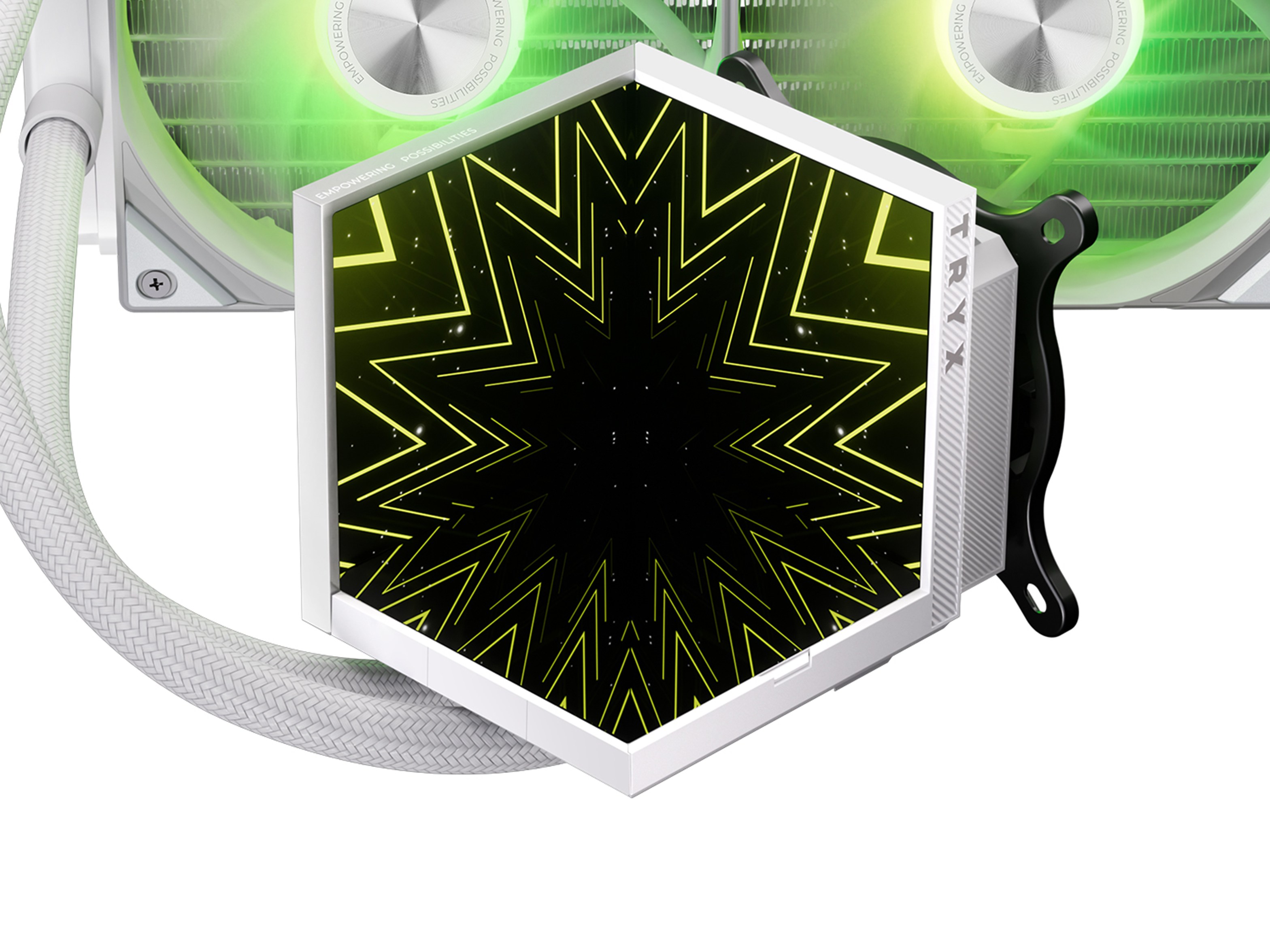 TRYX STAGE 360mm AIO Liquid CPU Cooler – White [L-S360A-DM3M-G0W]