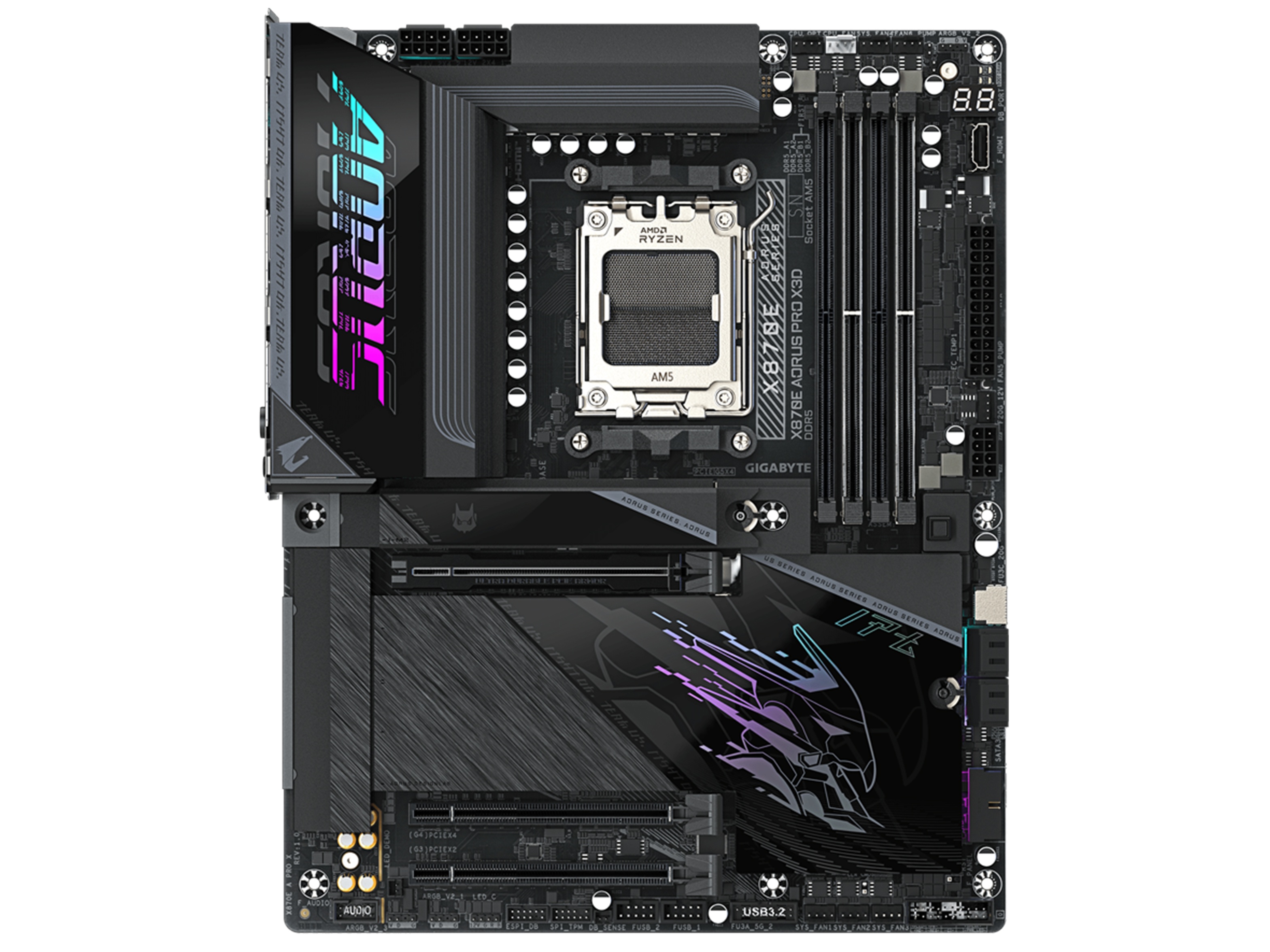 GIGABYTE X870E AORUS PRO X3D Wi-Fi 7 AM5 DDR5 ATX Motherboard