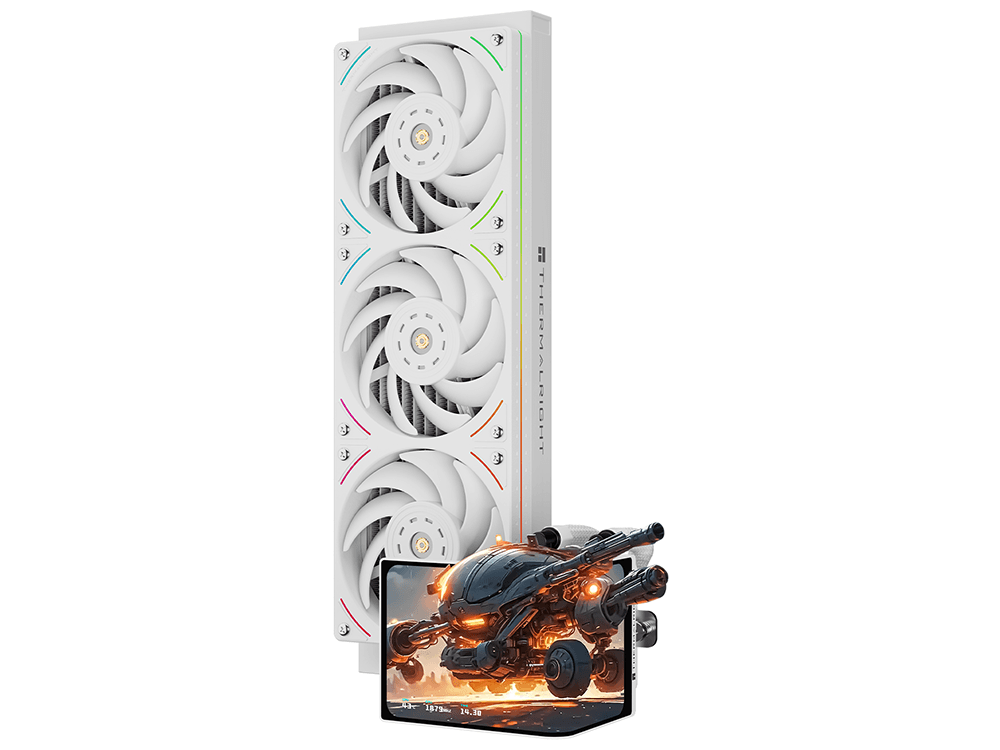 Thermalright Levita Vision 360 UB ARGB AIO Liquid CPU Cooler - White