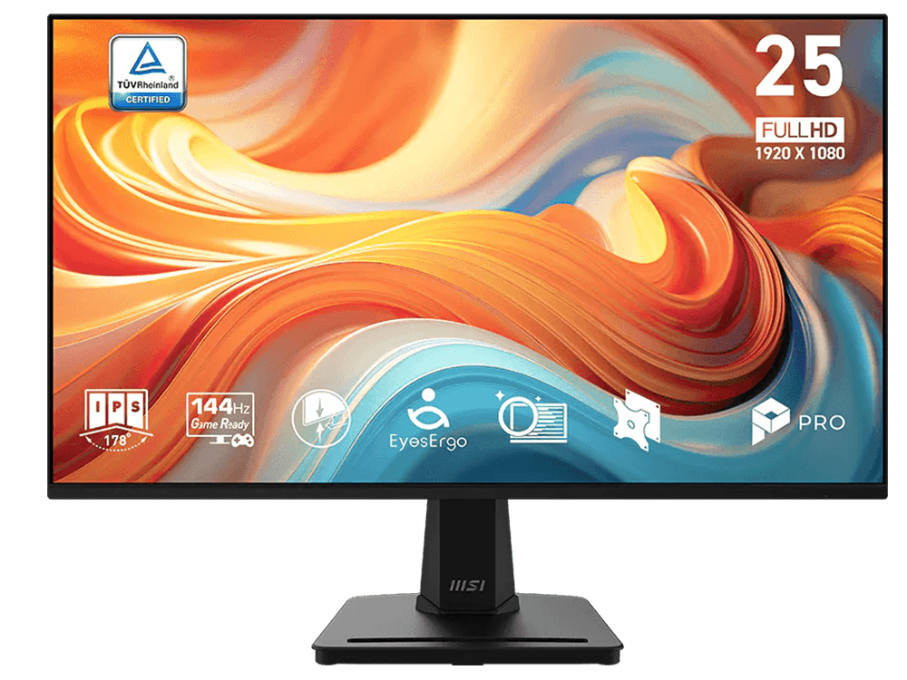 MSI PRO MP242 E14A 24" FHD IPS 144Hz Built-in Speakers Business Monitor