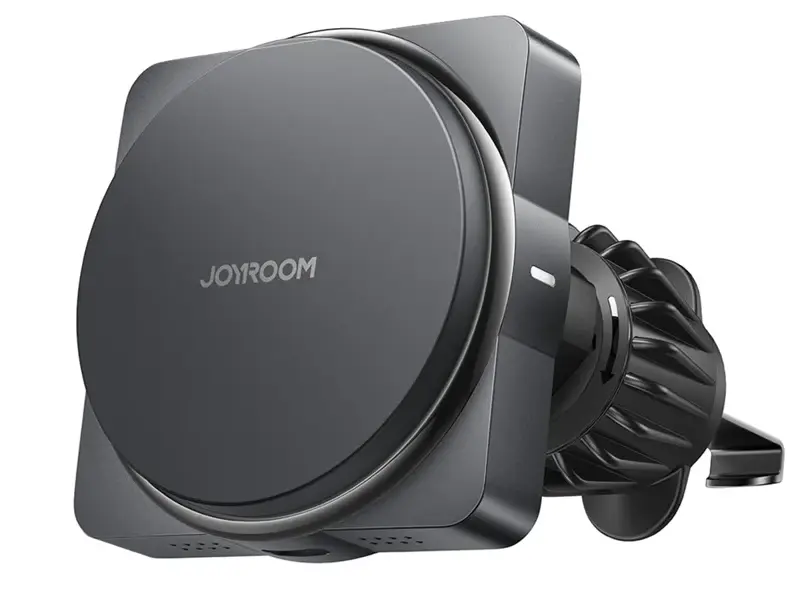JoyRoom JR-ZS506 P15W MagSafe Auto-Rotating Wireless Charge Car Mount Phone Holder (Air Vent)
