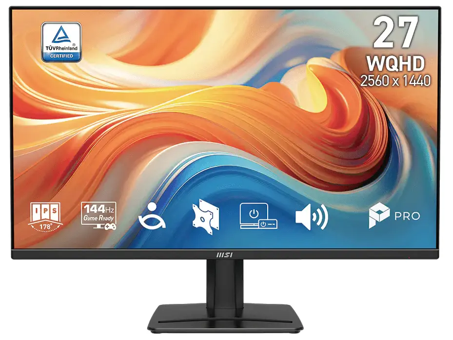 MSI PRO MP275Q E14 27" WQHD IPS 144Hz 1ms Business Monitor