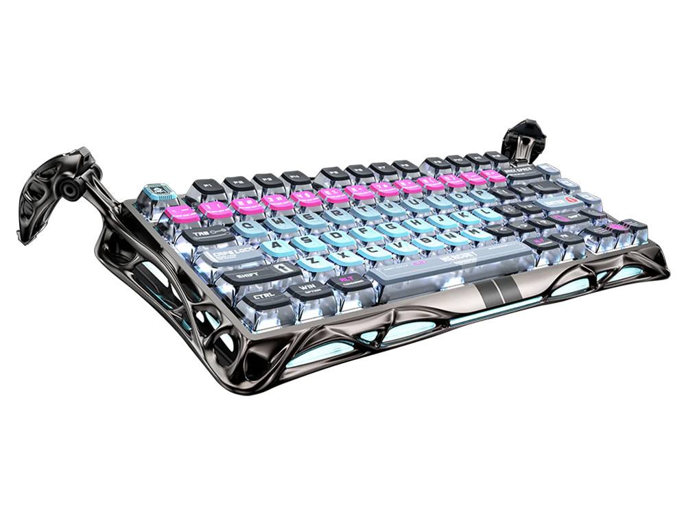 GravaStar Mercury V75 Pro 75% 8000Hz Magnetic Jade Wired Gaming Keyboard - Cyberpunk