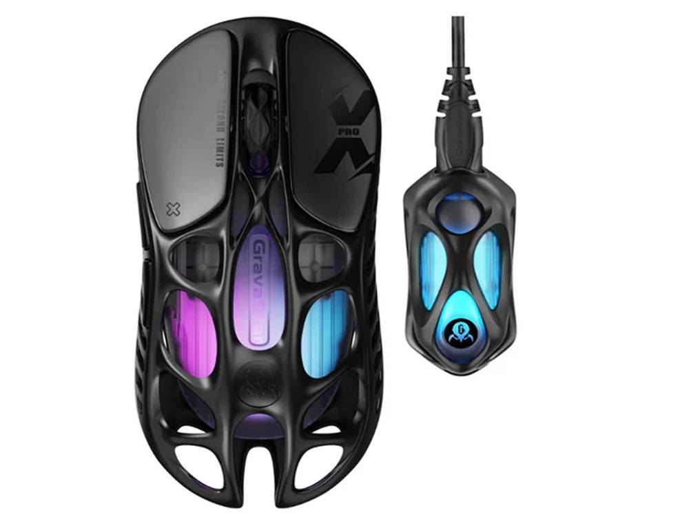 GravaStar Mercury X PAW3950 49g Wireless Gaming Mouse - Galaxy Black