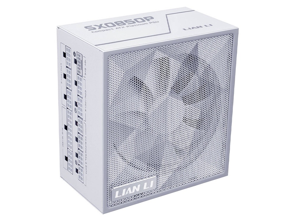 Lian Li SX Platinum 850W 80+ Platinum Fully Modular ATX 3.1 Power Supply - White