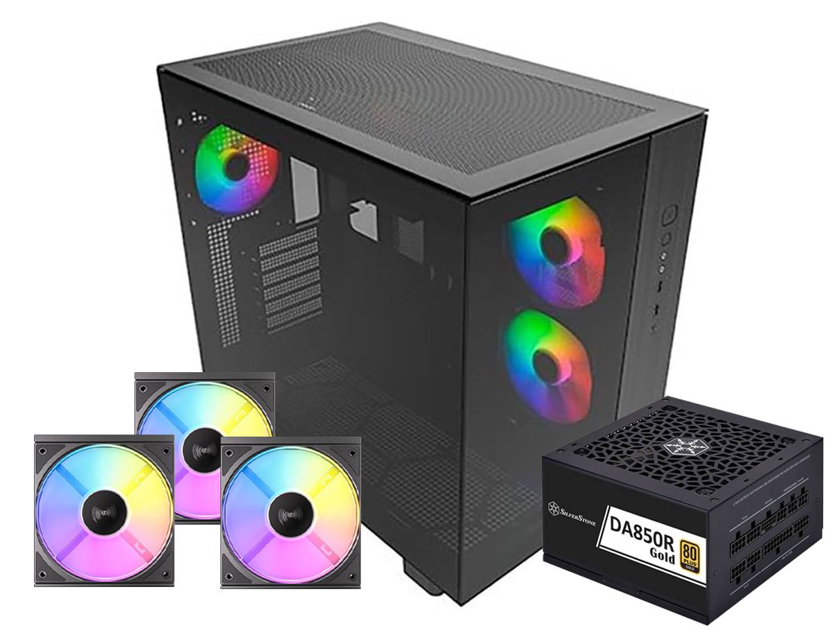 Montech King 65 Pro + Silver Stone 850W RGB Airflow Kit Bundle