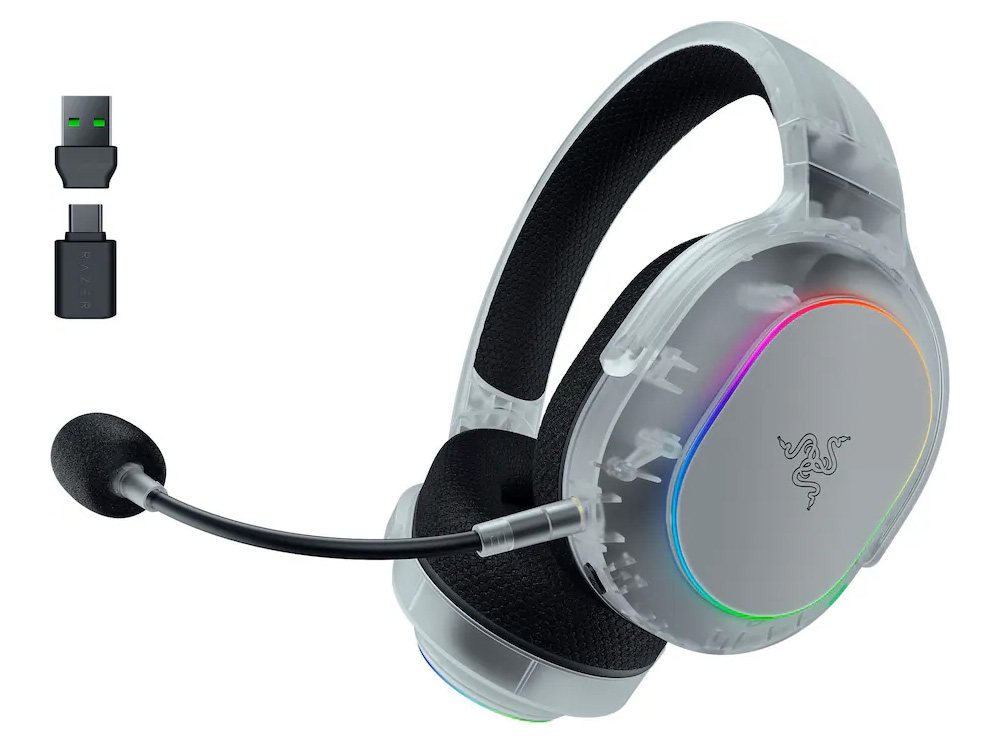 Razer Barracuda X Chroma Wireless 40mm 70Hr RGB Gaming Headset - Phantom White