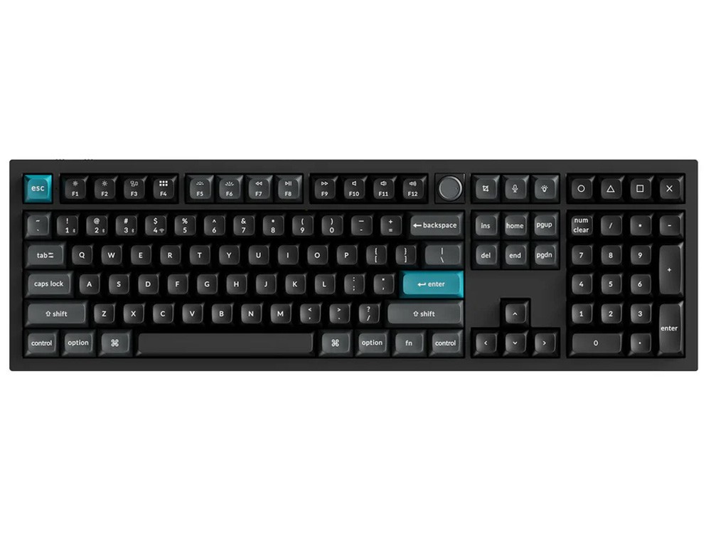 Keychron Q6 Ultra 8K Wireless Silk POM Banana Switch RGB Mechanical Keyboard - Black