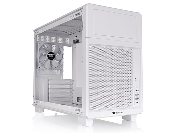 Thermaltake TR200 5.25" Bay 360mm AIO Support Micro ATX Case - Snow