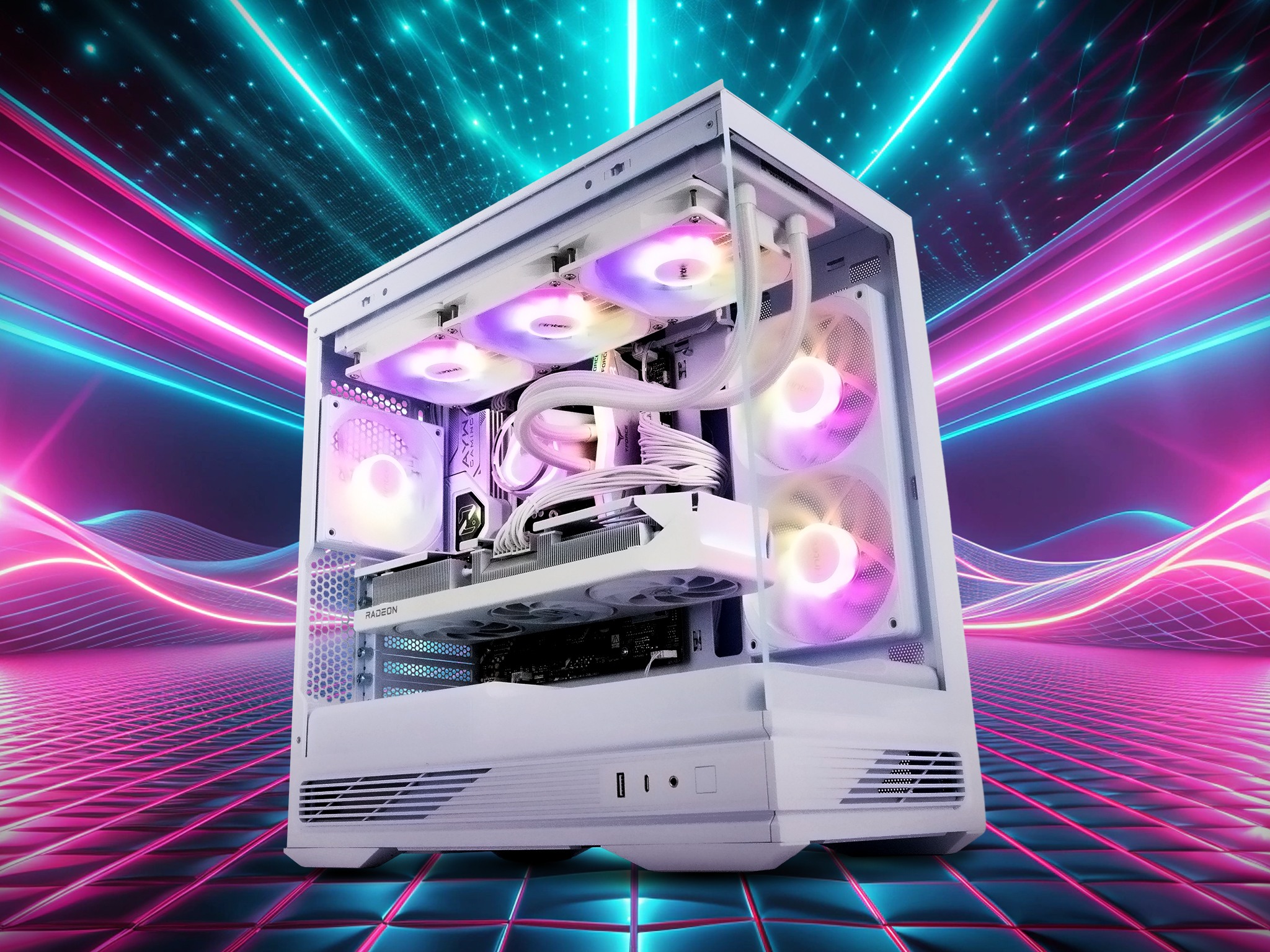 Centre Com Polyhymnia Ryzen 7 9800X3D RX 9070 XT Gaming PC with Windows 11