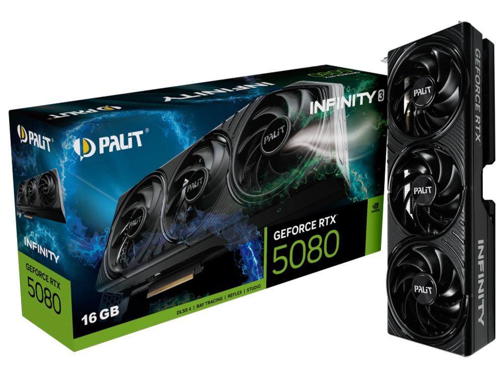 Palit GeForce RTX 5080 Infinity 3 16GB GDDR7 Graphics Card