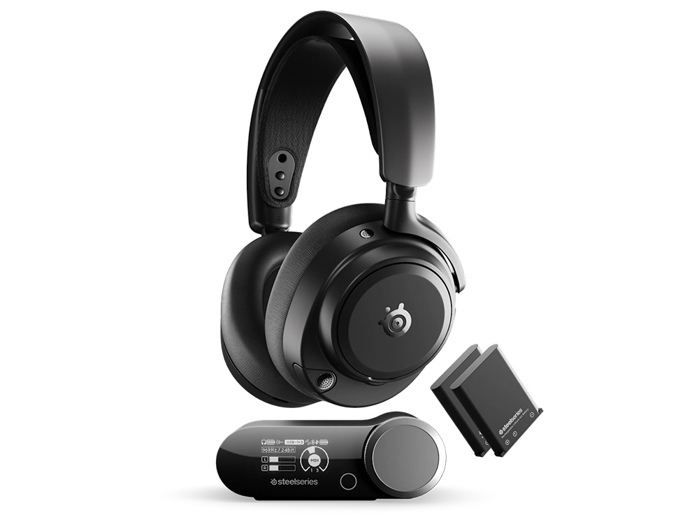 SteelSeries Arctis Nova Pro Omni Wireless ANC Hi-Res Gaming Headset - Black