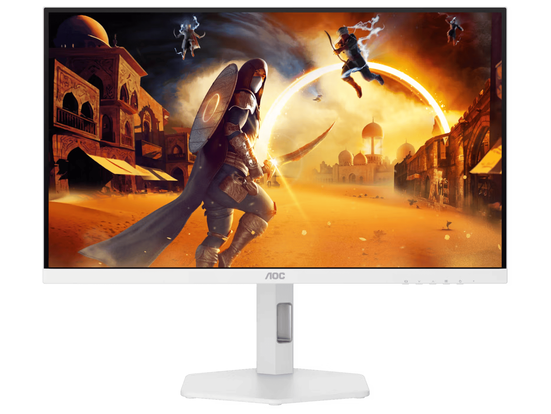 AOC AGON U27G4 27" FHD IPS 160Hz/320Hz Adaptive Sync Monitor - White