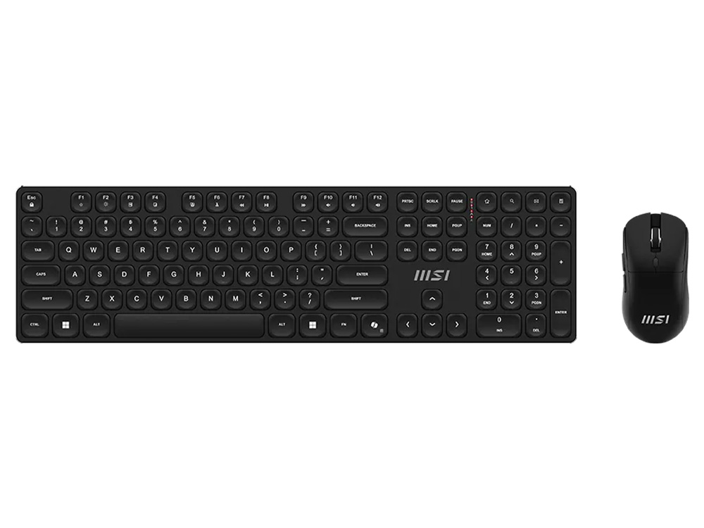 MSI FORGE K210 Rechargeable Wireless Keyboard and Mouse Combo