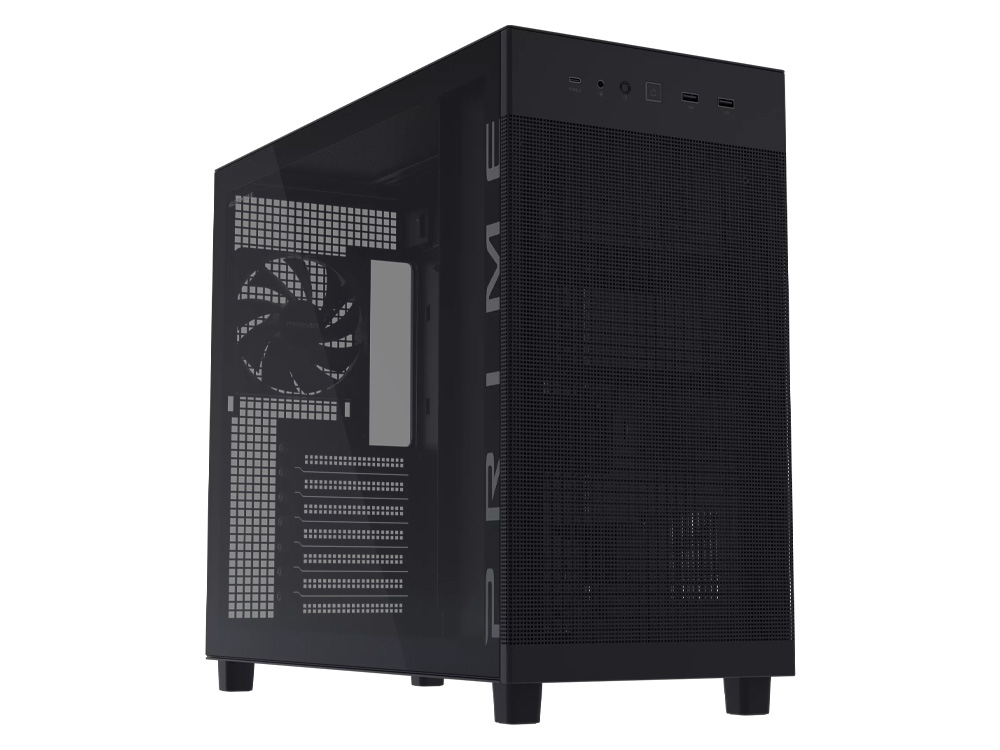 ASUS Prime AP303 Tempered Glass Edition ATX Mid-Tower Case - Black
