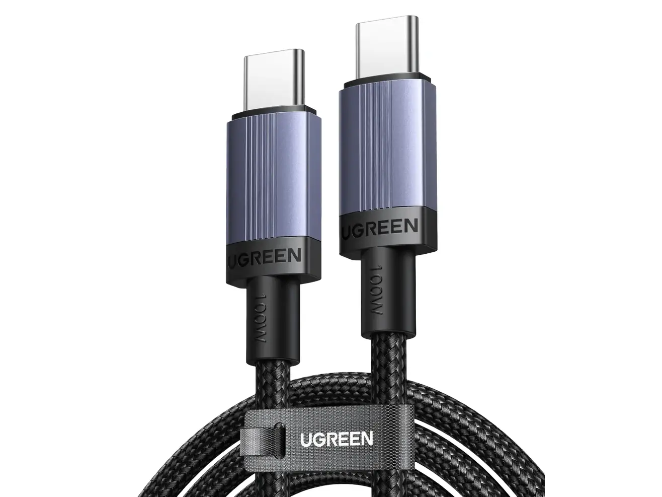 UGREEN L528 100W USB-C to USB-C 0.5m Braided Fast Charging Cable