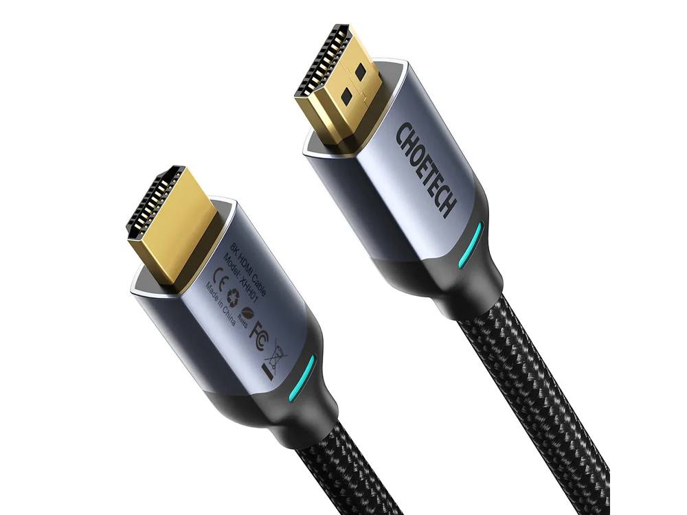 Choetech VisionLink 2m 8K HDMI 2.1 48Gbps Nylon Braided Male to Male Cable